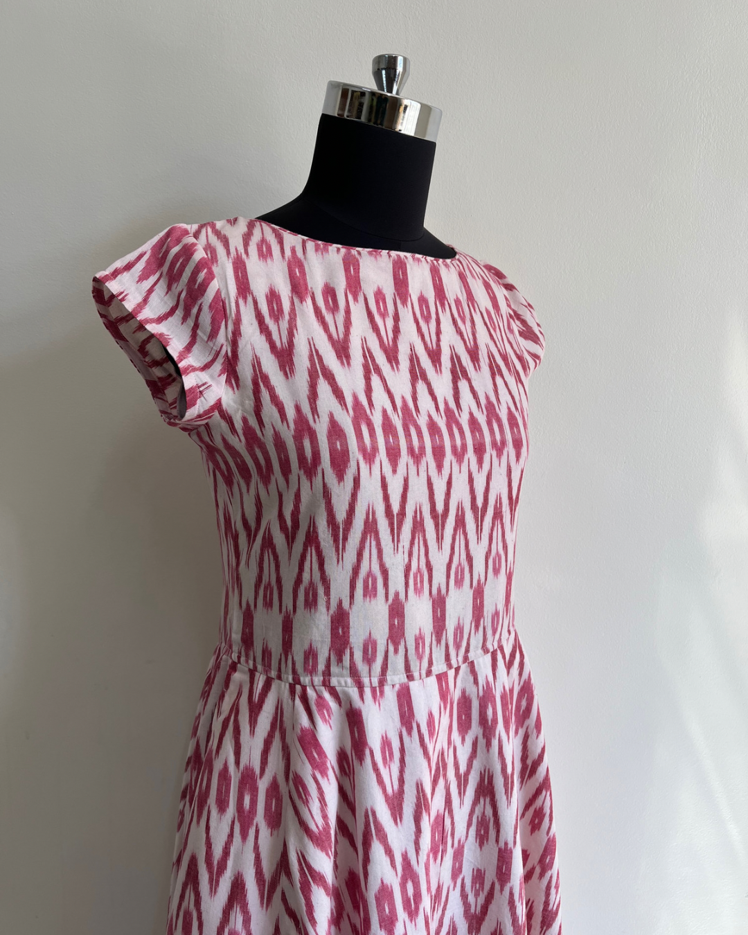 Varada Dress - Pink ikkat