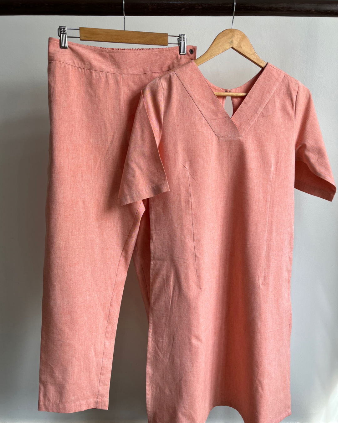 Movement Dress - Peach Cotton