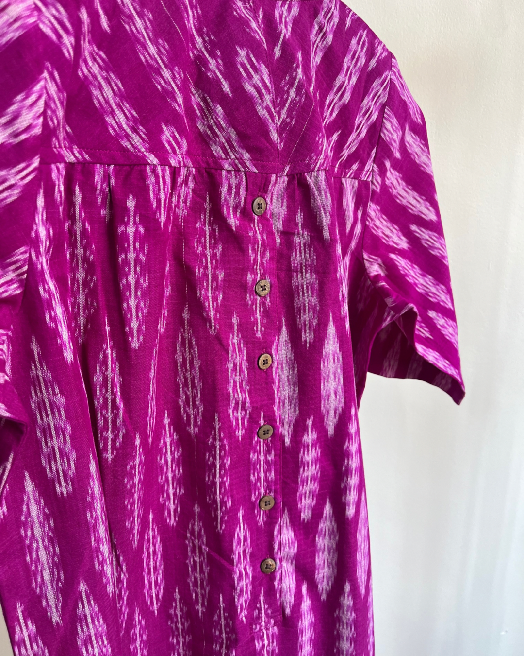 Kalyani Dress - Purple Ikat