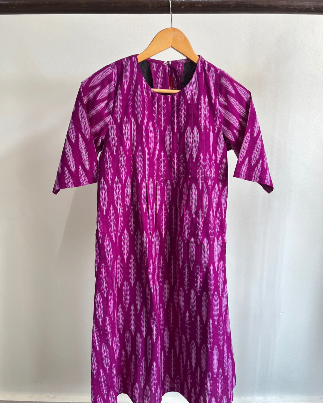 Kalyani Dress - Purple Ikat